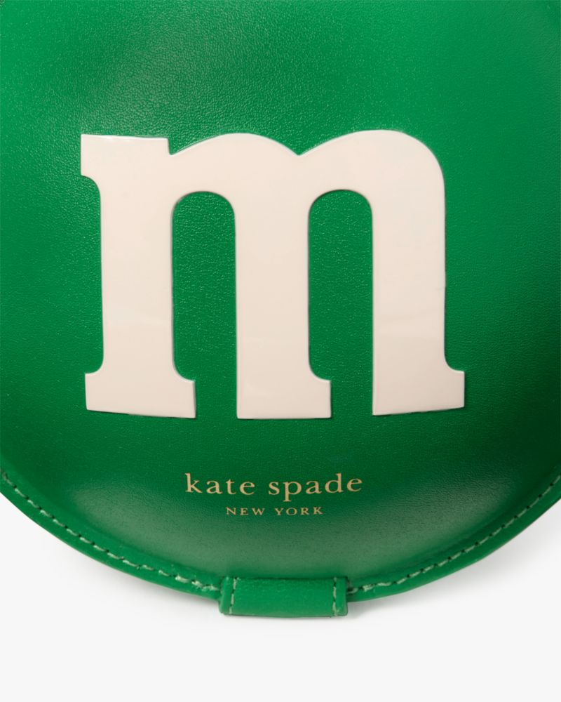 Kate Spade,M&M's x Kate Spade New York Chain Coin Purse,Leather,Coin,3D Embellishment,Metal,Logo,Casual,