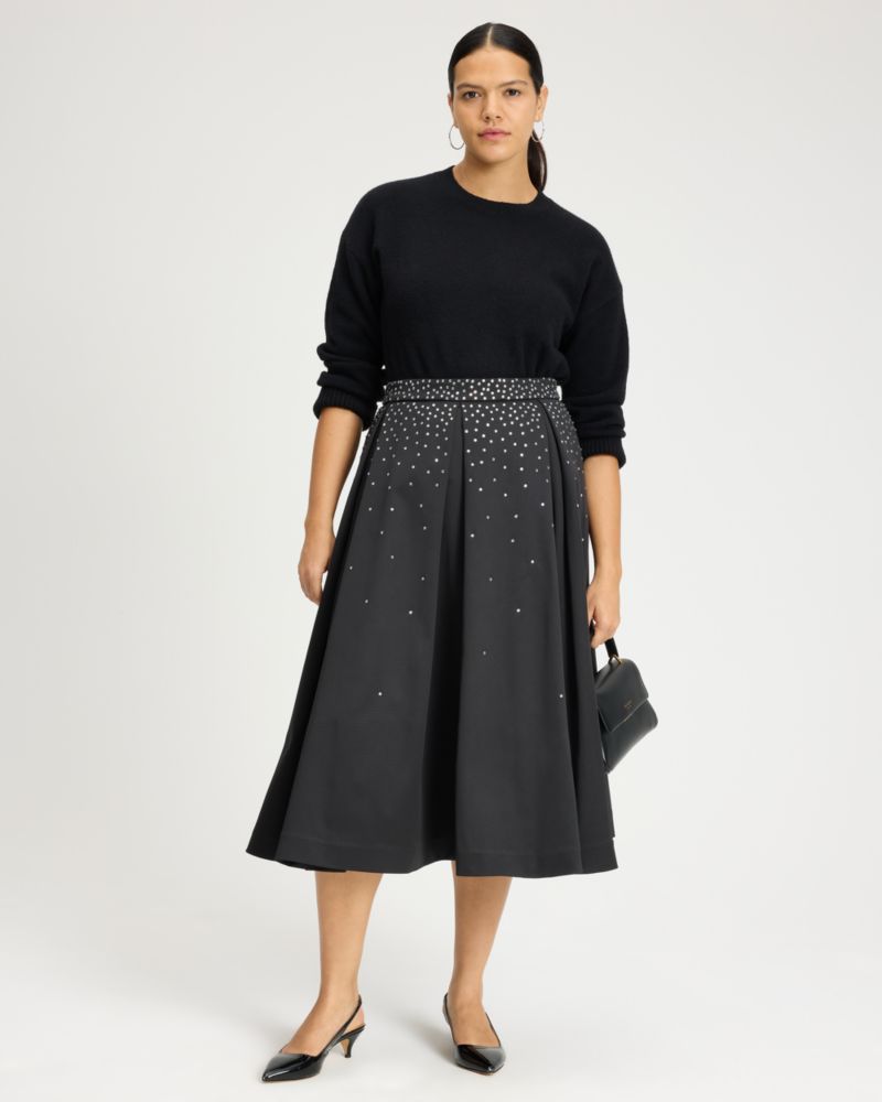 Kate Spade,Embellished Midi Skirt,