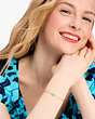 Kate Spade,Kate Spade Fine Time To Shine Gem Bracelet,Turquoise
