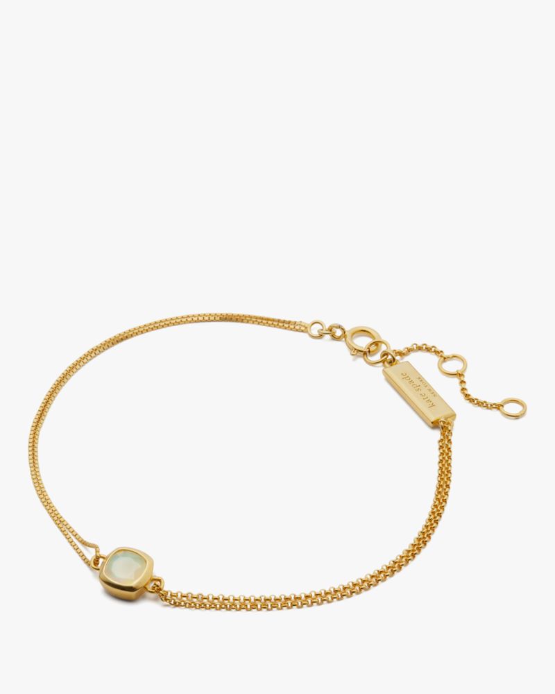 Kate Spade,Kate Spade Fine Time To Shine Gem Bracelet,Opal