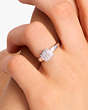 Kate Spade,Kate Spade Fine Time To Shine Pavé Diamond Ring,Silver