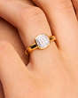 Kate Spade,Kate Spade Fine Time To Shine Pavé Diamond Ring,Gold