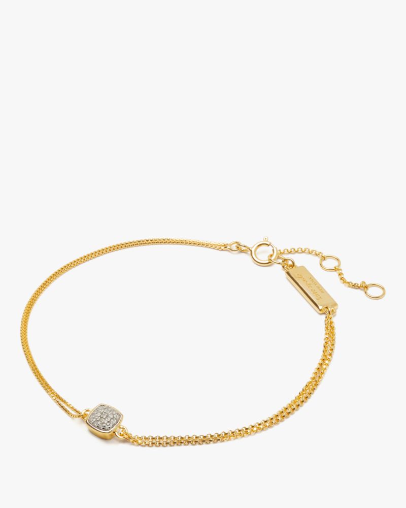 Kate Spade,Kate Spade Fine Time To Shine Diamond Bracelet,Gold