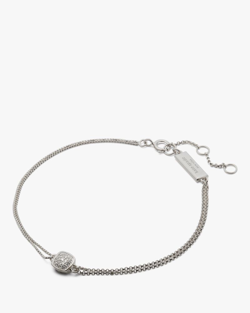 Kate Spade,Kate Spade Fine Time To Shine Diamond Bracelet,Silver