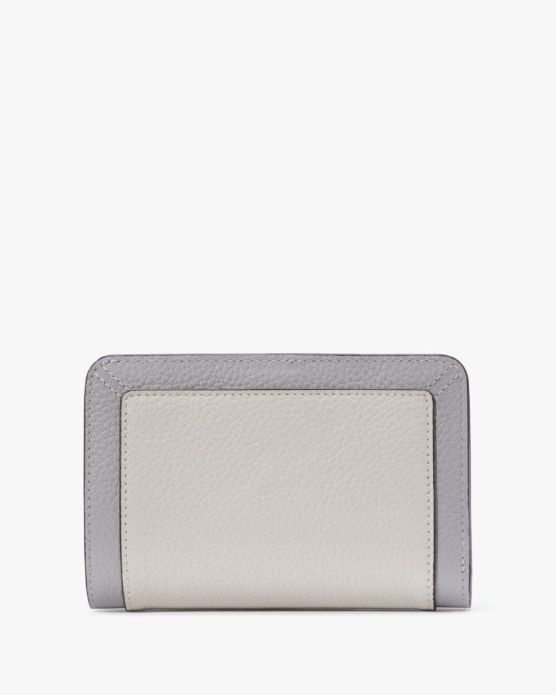 Kate Spade,Lena Colorblock Medium Compact Bifold Wallet,