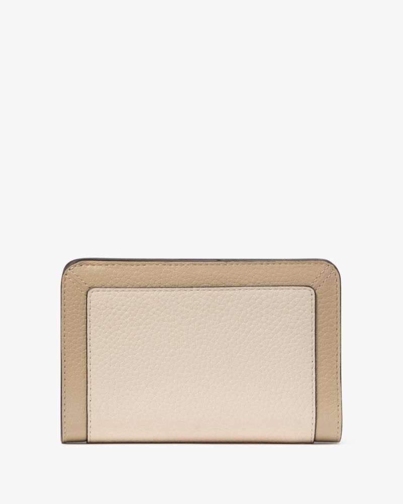 Kate Spade,Lena Colorblock Medium Compact Bifold Wallet,