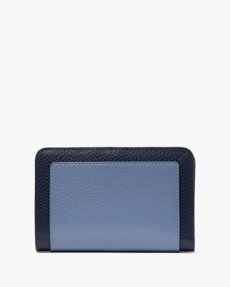 Kate Spade,Lena Colorblock Medium Compact Bifold Wallet,