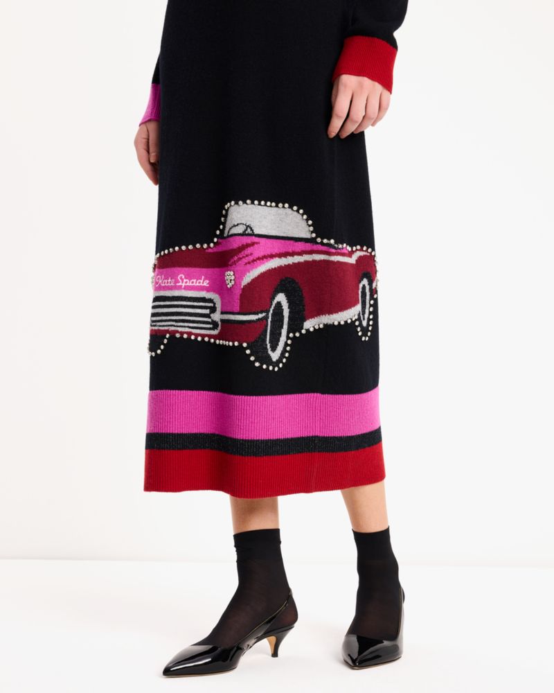 Kate Spade,エンベリッシュド カー セーター ドレス,ワンピース / ドレス,