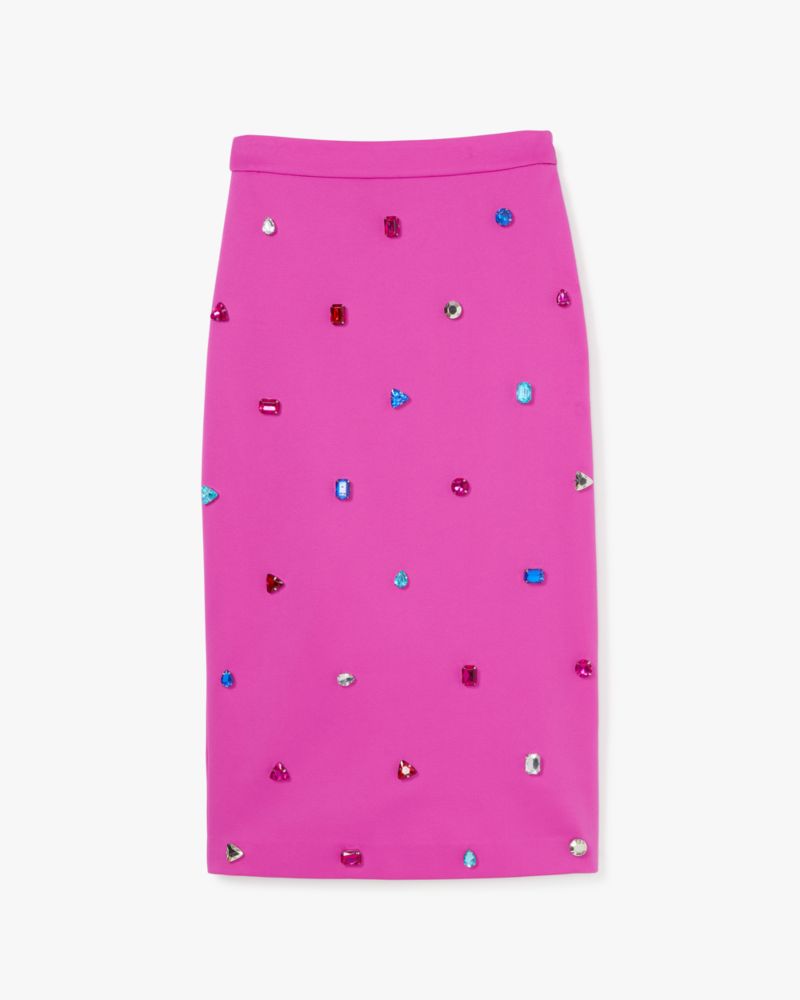 Kate Spade,Jewel Embellished Pencil Skirt,