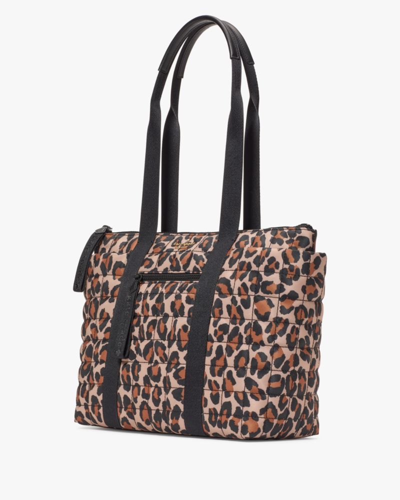 Kate Spade,Camden Spotted Leopard Medium Tote,Multi Color