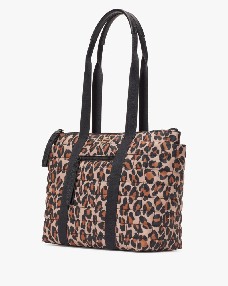 Kate Spade,Camden Spotted Leopard Medium Tote,