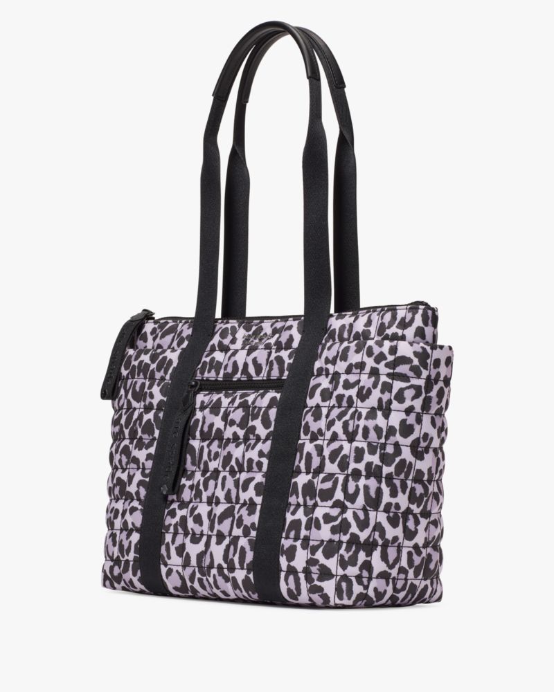 Kate Spade,Camden Spotted Leopard Medium Tote,