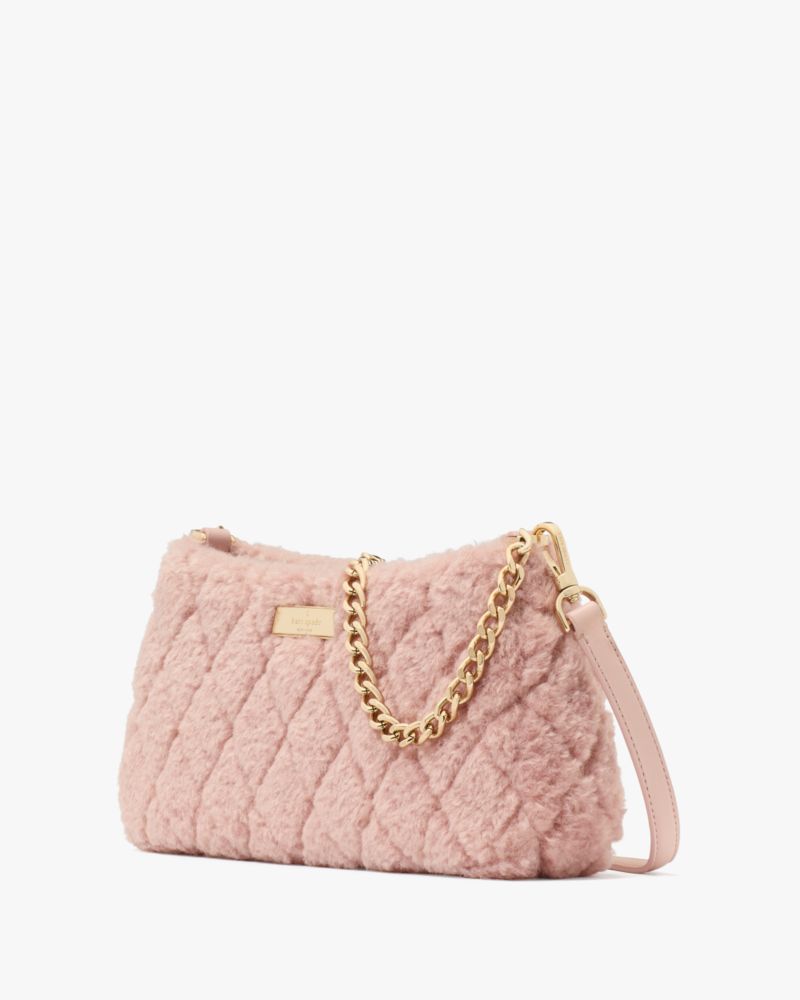 Kate Spade,Carey Faux Fur Small Convertible Crossbody,