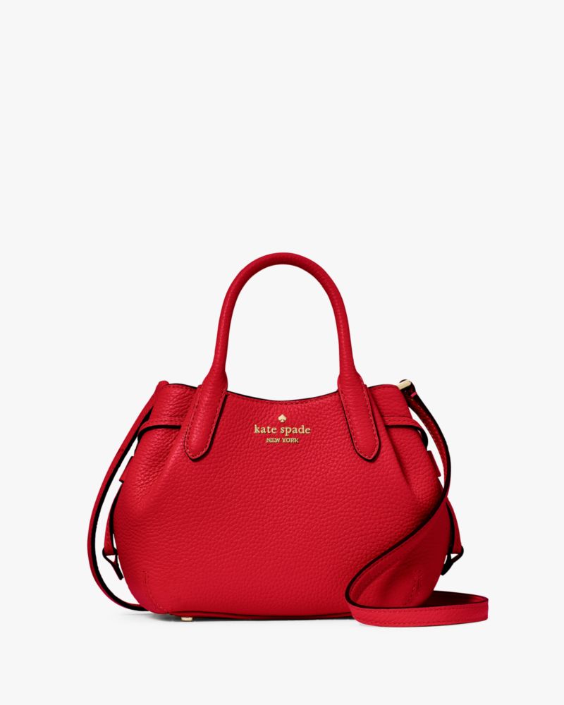 Red kate spade purse with bow sale