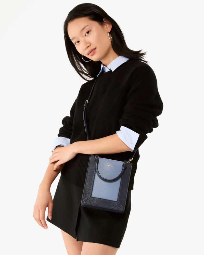 Kate Spade,レナ カラーブロック ミニ トート,バッグ,パリジャンネイビーマルチ