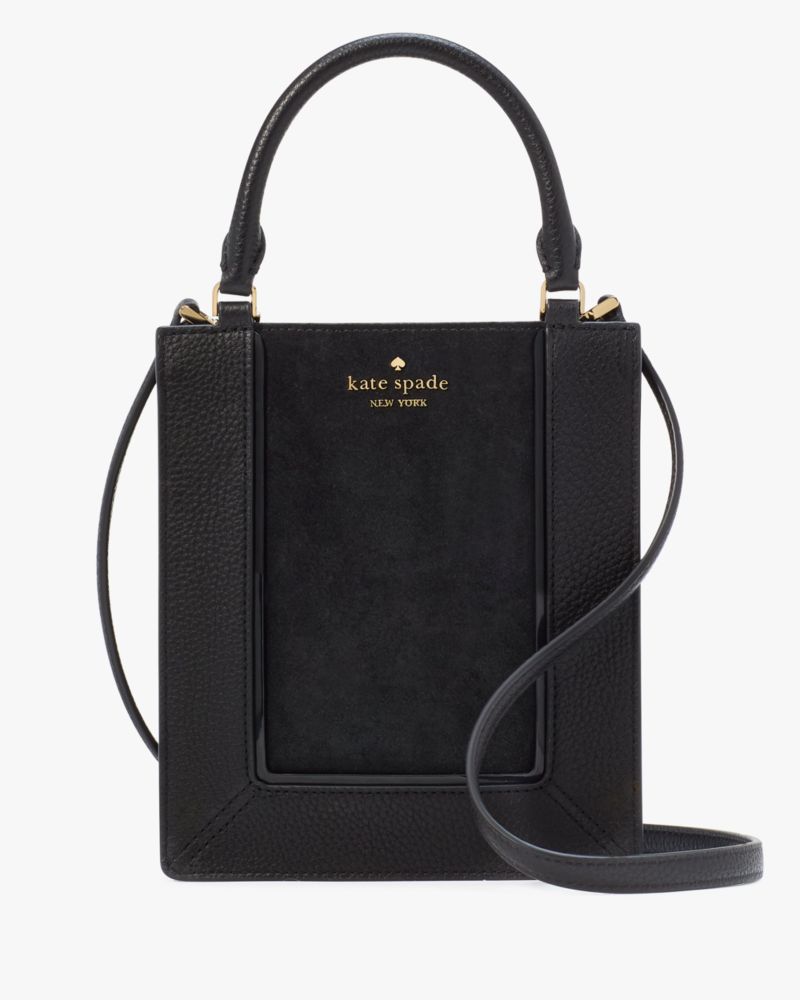 Kate Spade,Lena Suede Mini Tote,Black