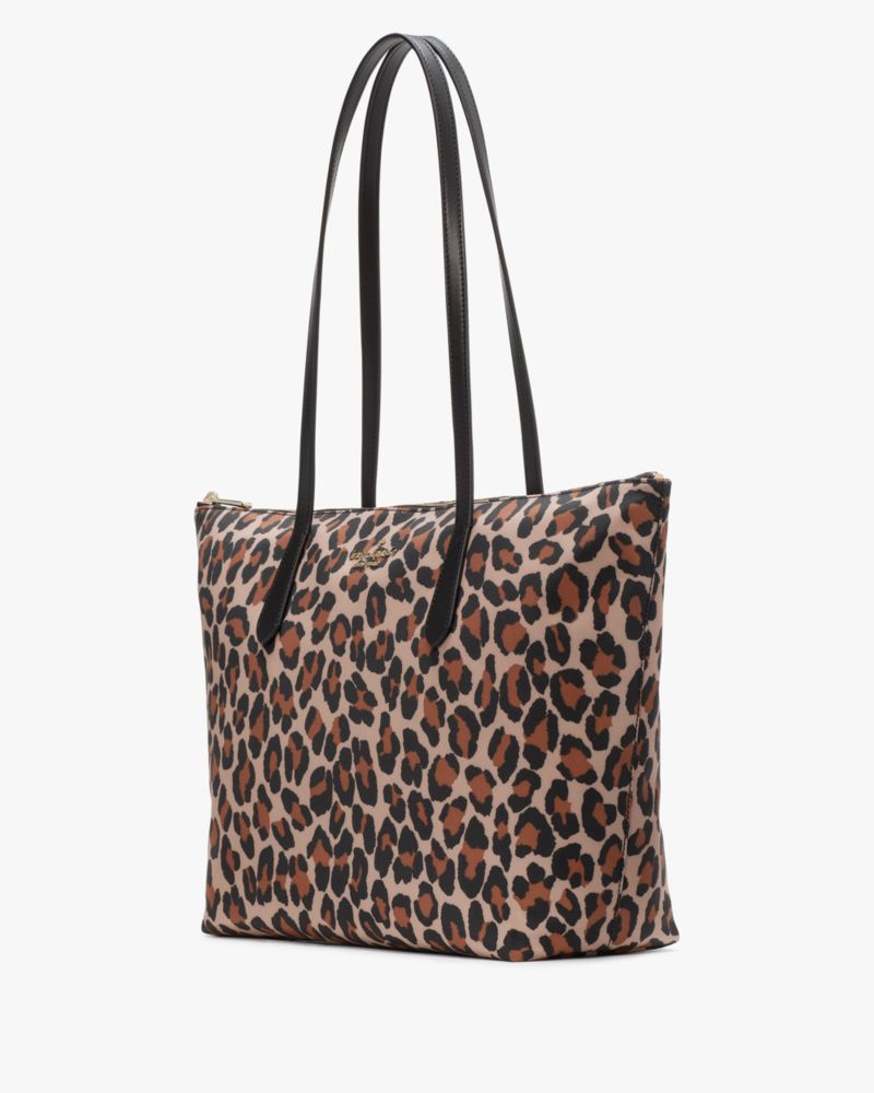 Kate Spade,Kitt Spotted Leopard Medium Tote,