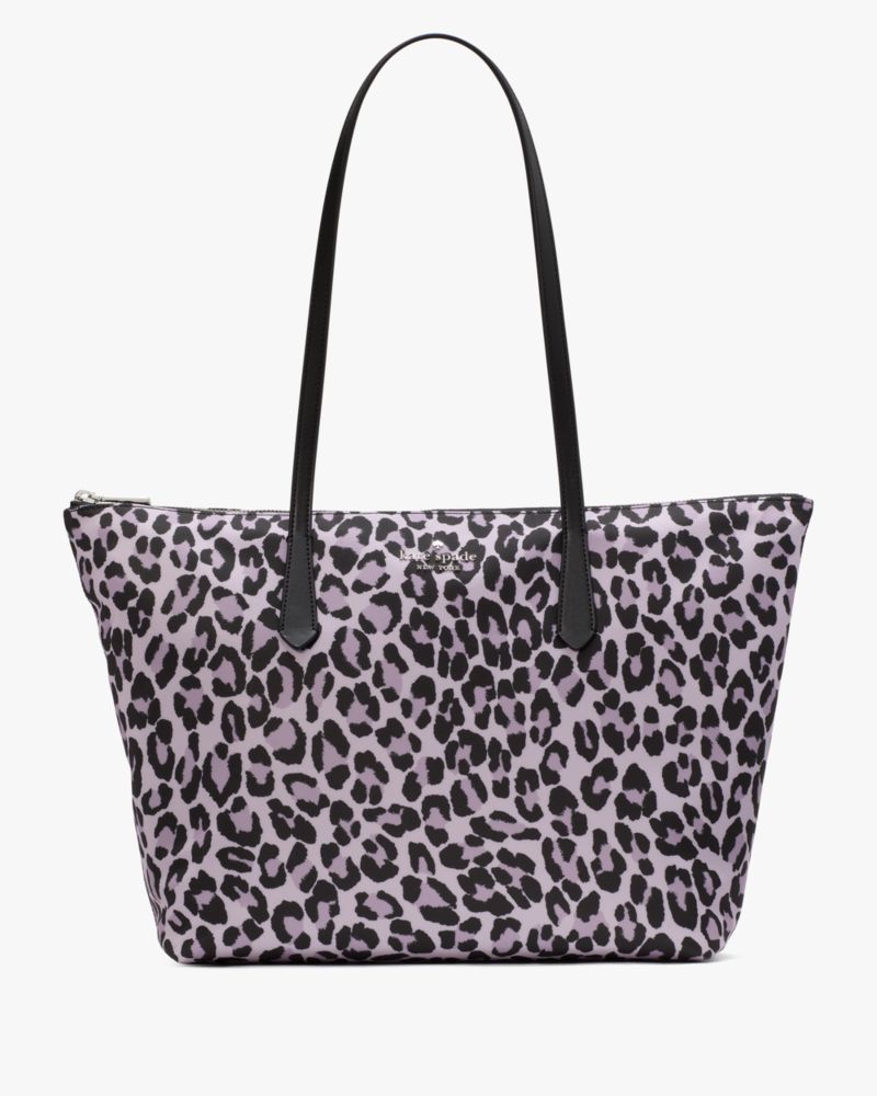 Kate Spade,Kitt Spotted Leopard Medium Tote,