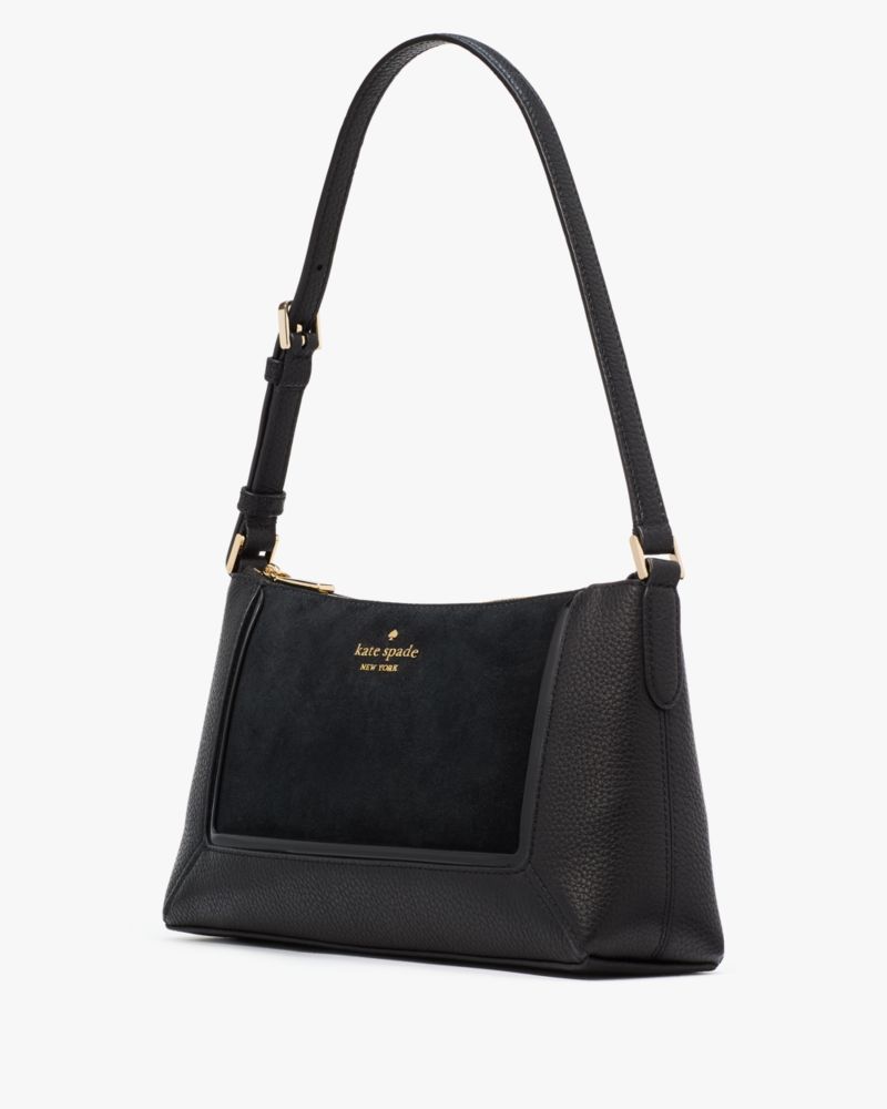 Kate Spade,Lena Medium Suede Shoulder Bag,