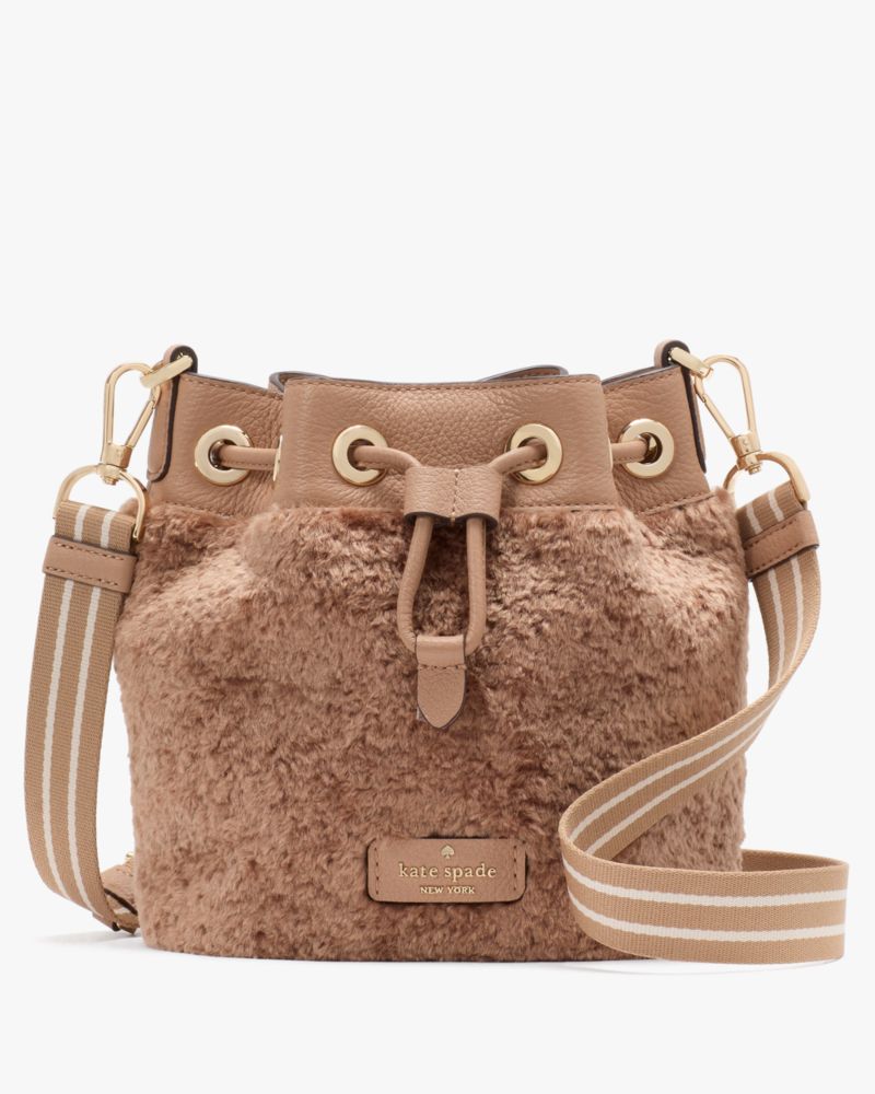 Fur bucket bag online