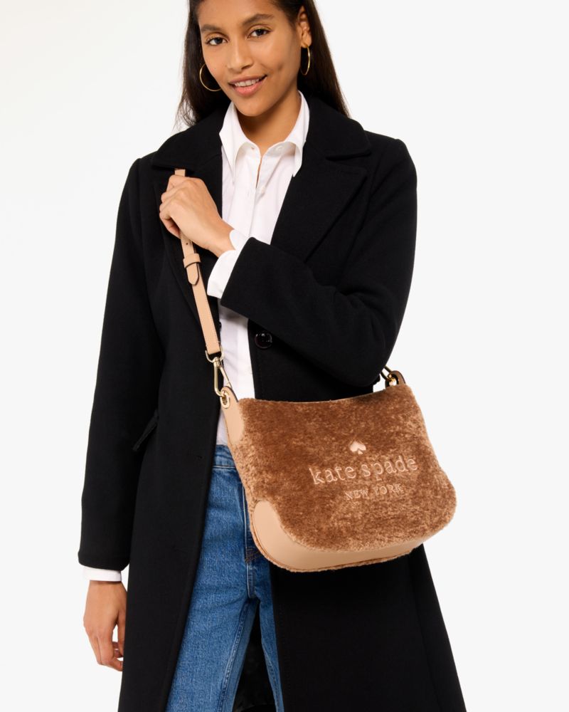 Kate Spade,Rosie Faux Fur Medium Crossbody,