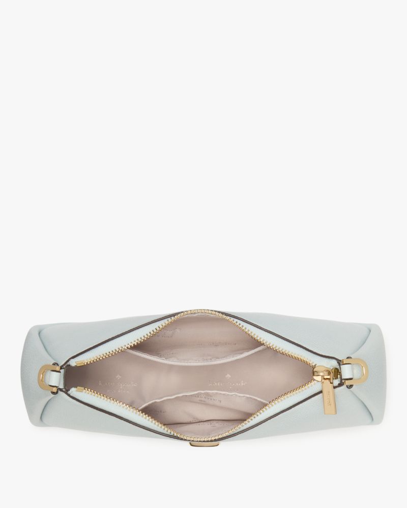 Kate Spade,Kayla Small Convertible Shoulder Bag,Leather,Shoulder Bag,Metal Material,Logo,Metal,Gold Metal,Casual,Day Party,Blue