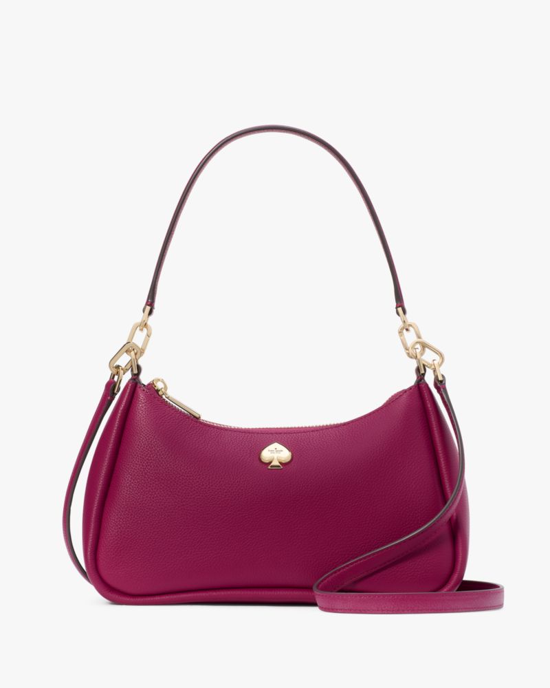 Kate Spade,Kayla Small Convertible Shoulder Bag,Maroon