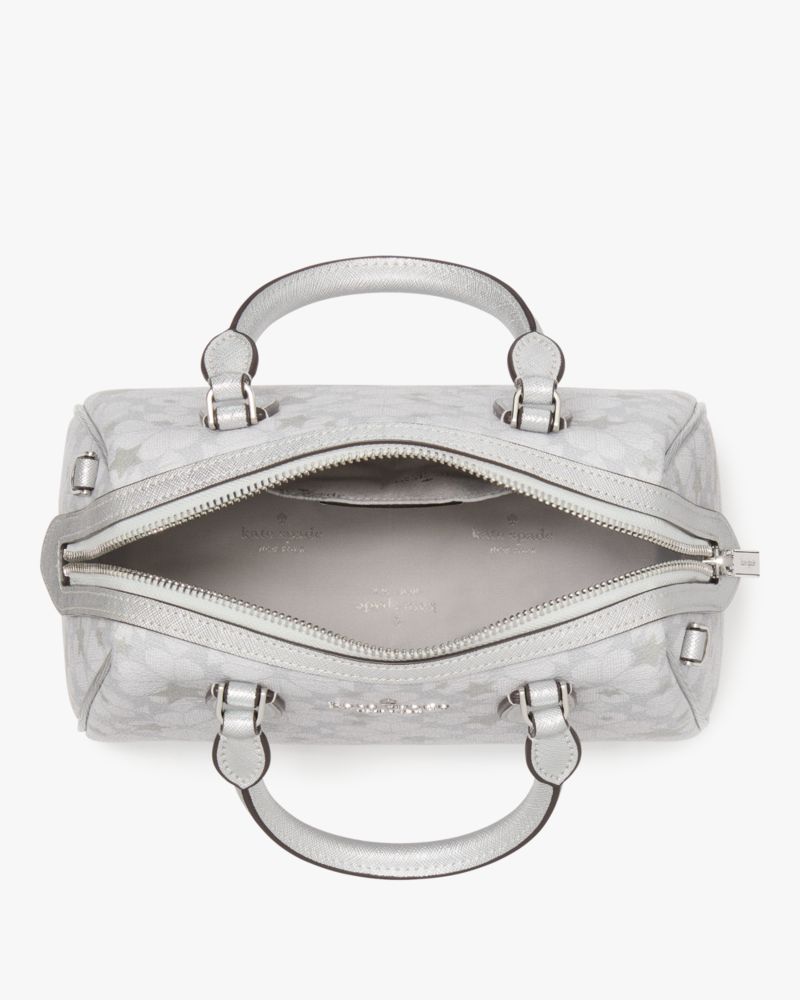 Kate Spade,Spade Flower Star Toss Small Dolly Duffle Crossbody,Satchel,Work,Day Party,Gray