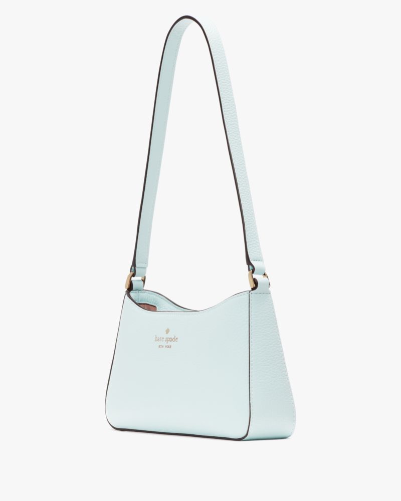 Kate Spade,Julia Small Shoulder Bag,Leather,Shoulder Bag,Logo,Metal,Casual,Blue