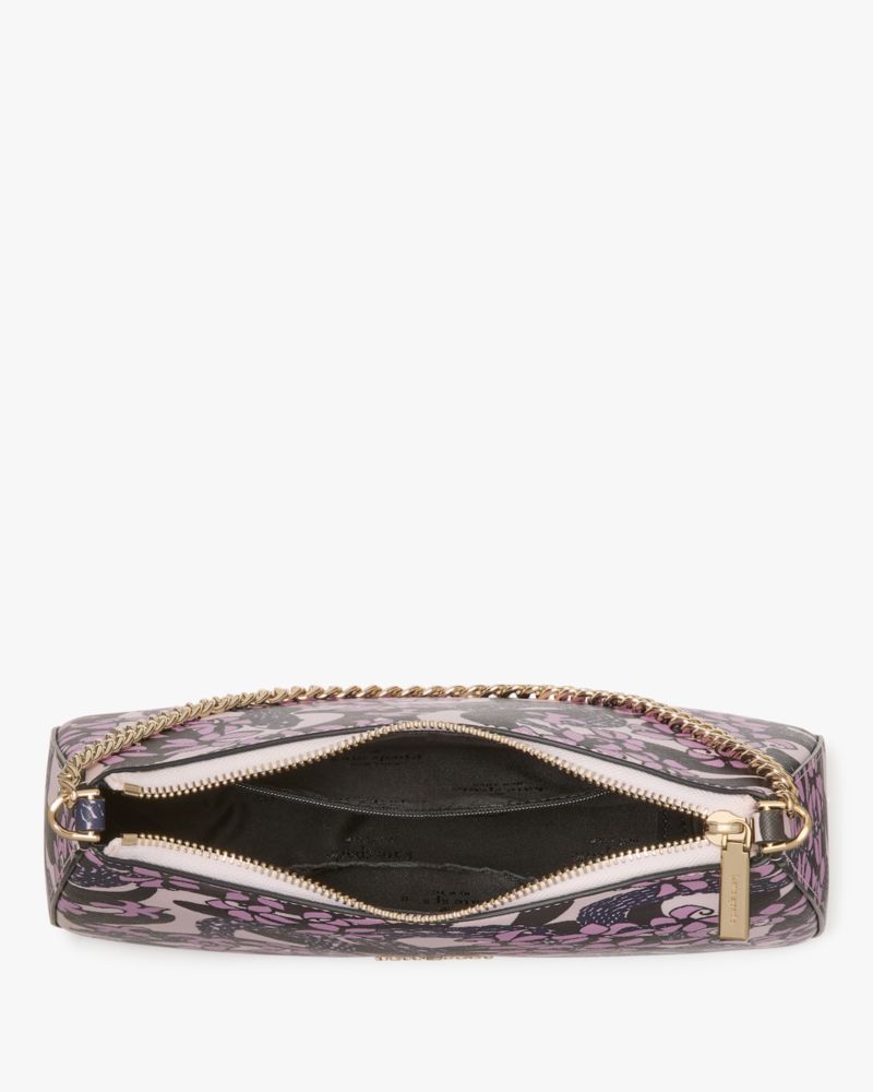 Kate Spade,Snake Garden Printed Medium Convertible Crossbody,Crossbody,Logo,Chain Detail,Metal,Day Party,Multi Color