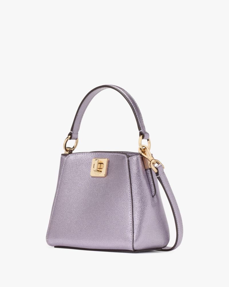 Kate Spade,Phoebe Metallic Mini Top Handle Crossbody,