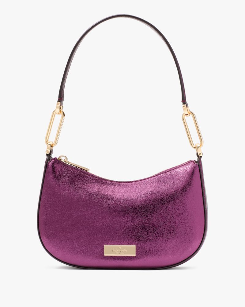 Kate Spade,Nina Metallic Shoulder Bag,