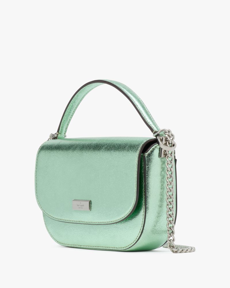 Kate Spade,Krista Metallic Chain Flap Crossbody,