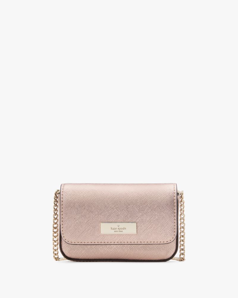 Kate Spade,Kenzie Limited Edition Metallic Card Case Crossbody,