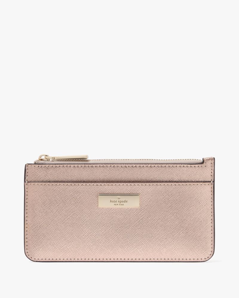 Kate Spade,Kenzie Limited Edition Metallic Large Slim Card Holder,