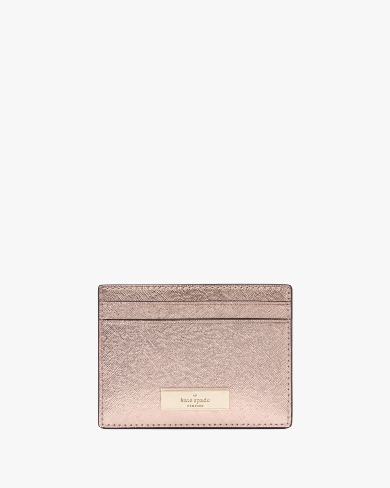 Kate Spade,Kenzie Limited Edition Metallic Small Slim Card Holder,