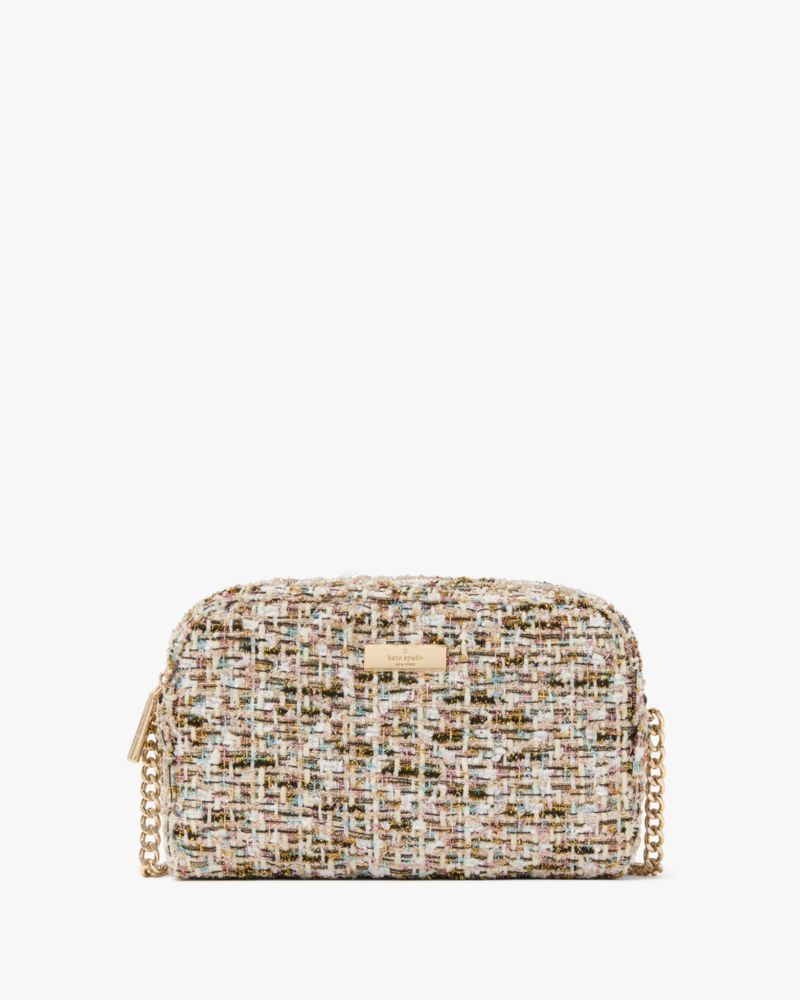 Kate Spade,Carey Tinsel Tweed Mini Camera Bag,