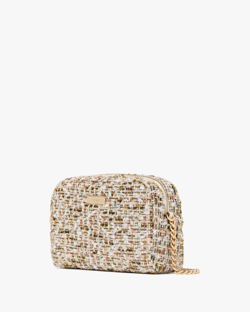 Kate Spade,Carey Tinsel Tweed Mini Camera Bag,