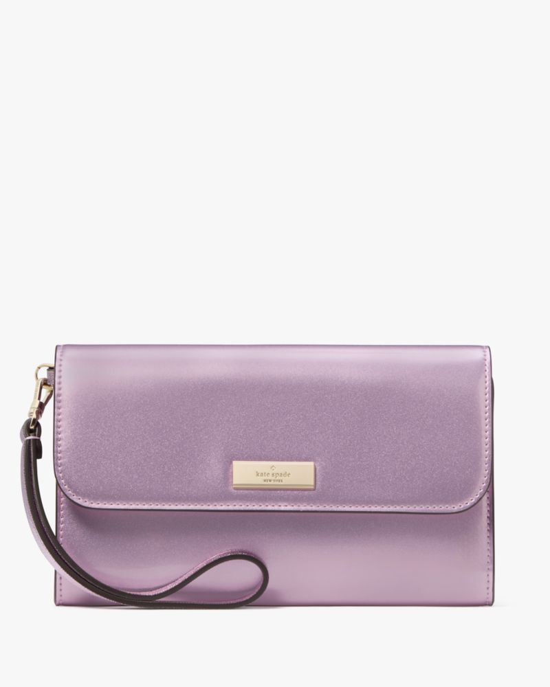 Kate Spade,Kenzie Boxed Medium Flap Wristlet,Pink