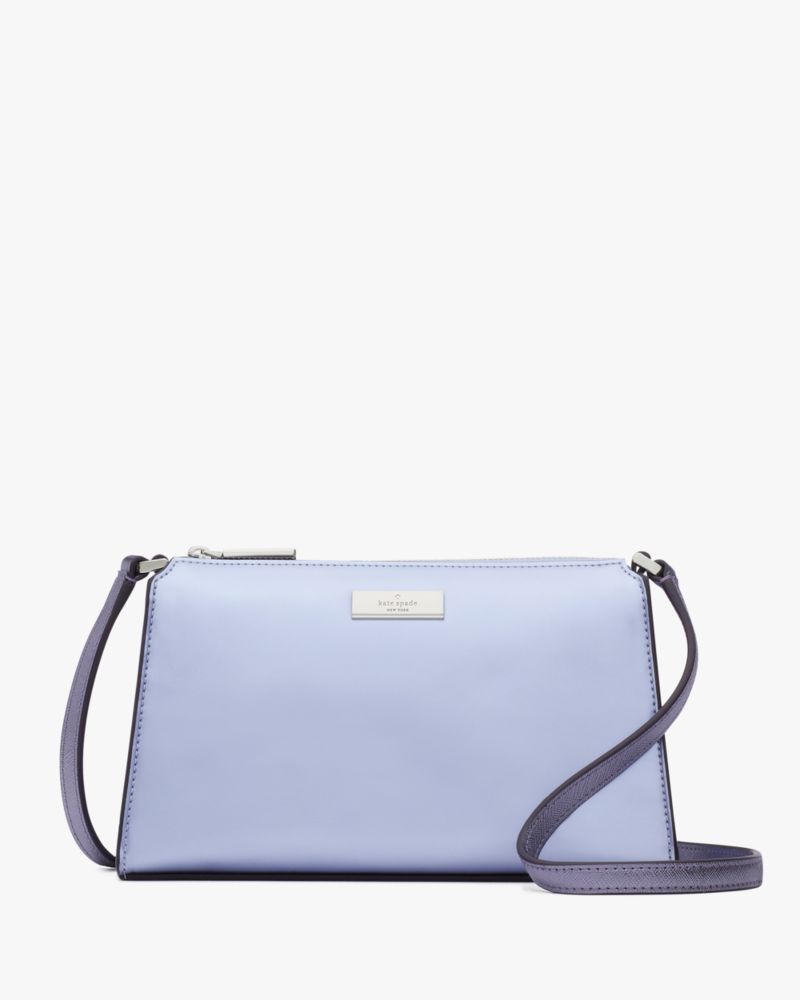 Kate Spade,Kenzie Mini Crossbody,Crossbody,PVC,Logo,Metal,Casual,Blue