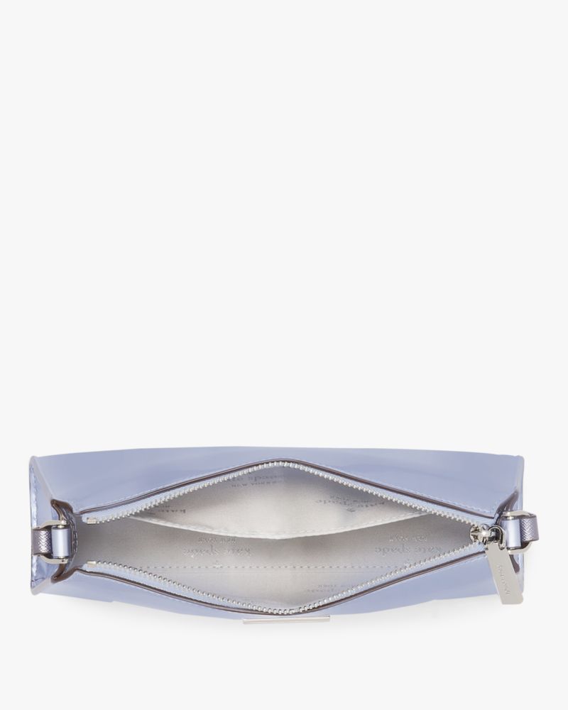 Kate Spade,Kenzie Mini Crossbody,Crossbody,PVC,Logo,Metal,Casual,Blue