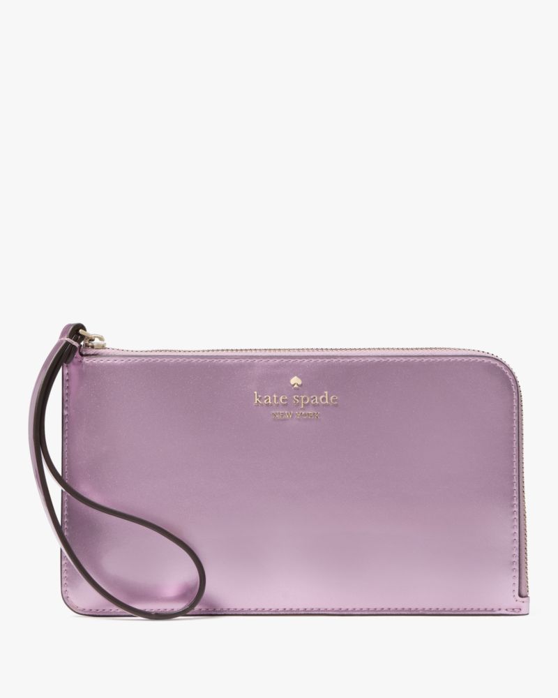 Quartz Pink Lucy Medium L zip Wristlet