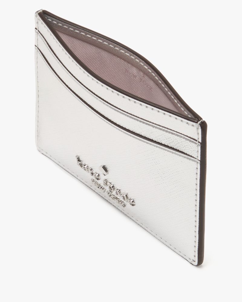 Kate Spade,Madison Metallic Small Slim Card Holder,