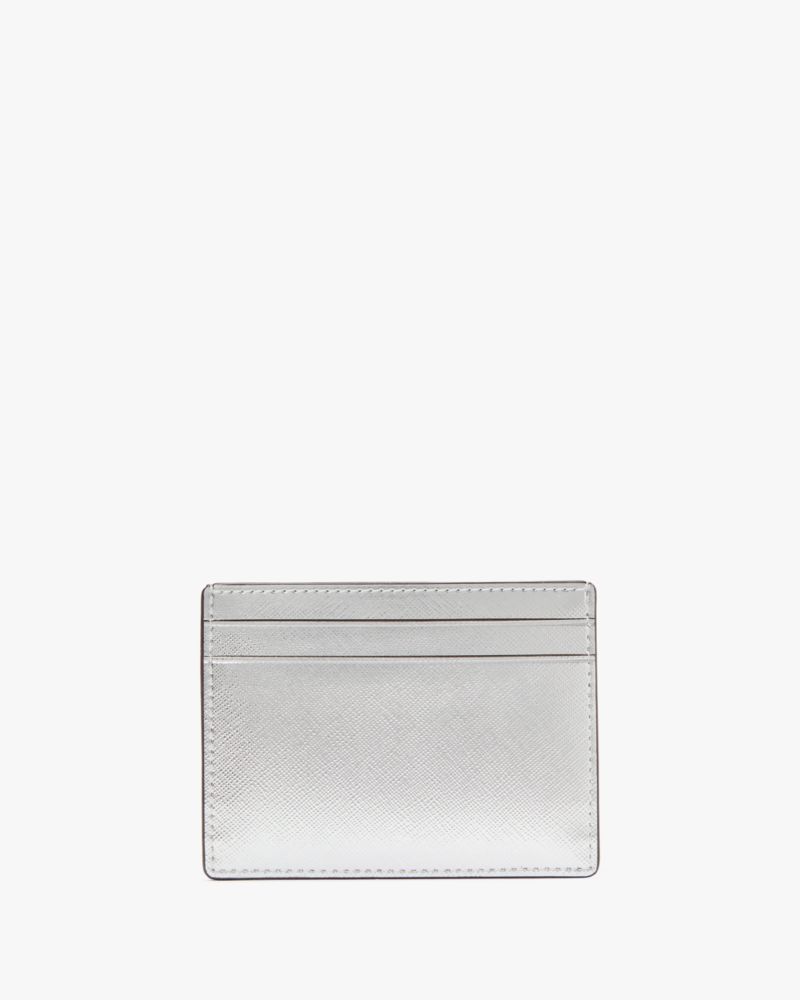 Kate Spade,Madison Metallic Small Slim Card Holder,