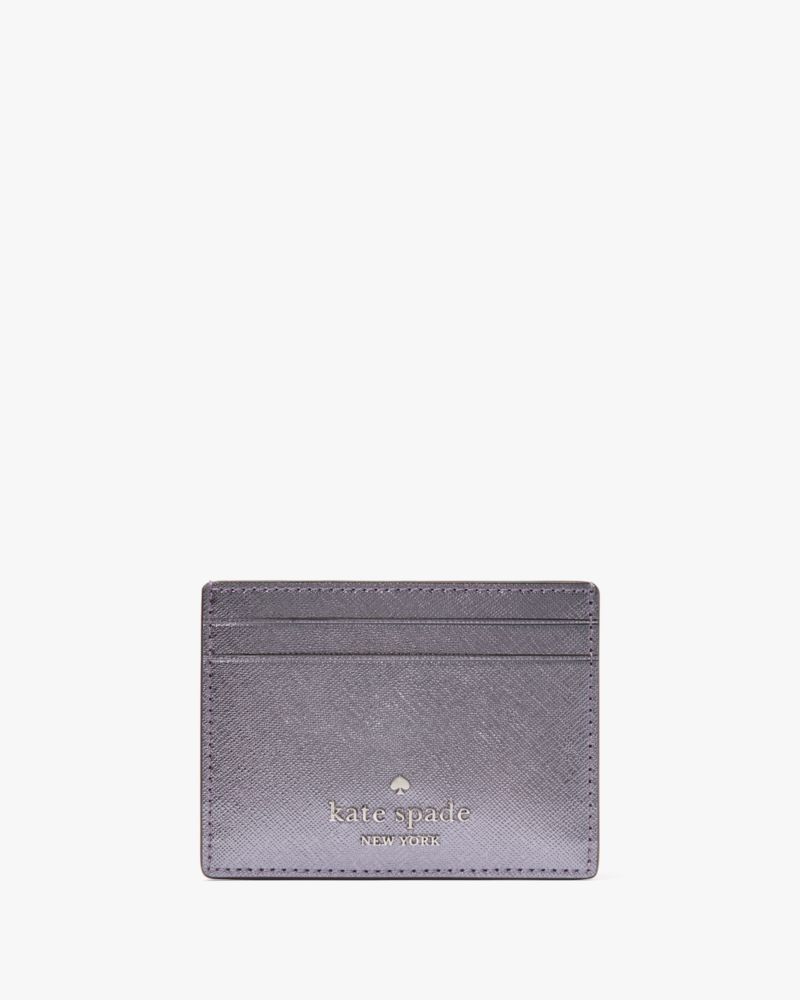 Kate Spade,Madison Metallic Small Slim Card Holder,