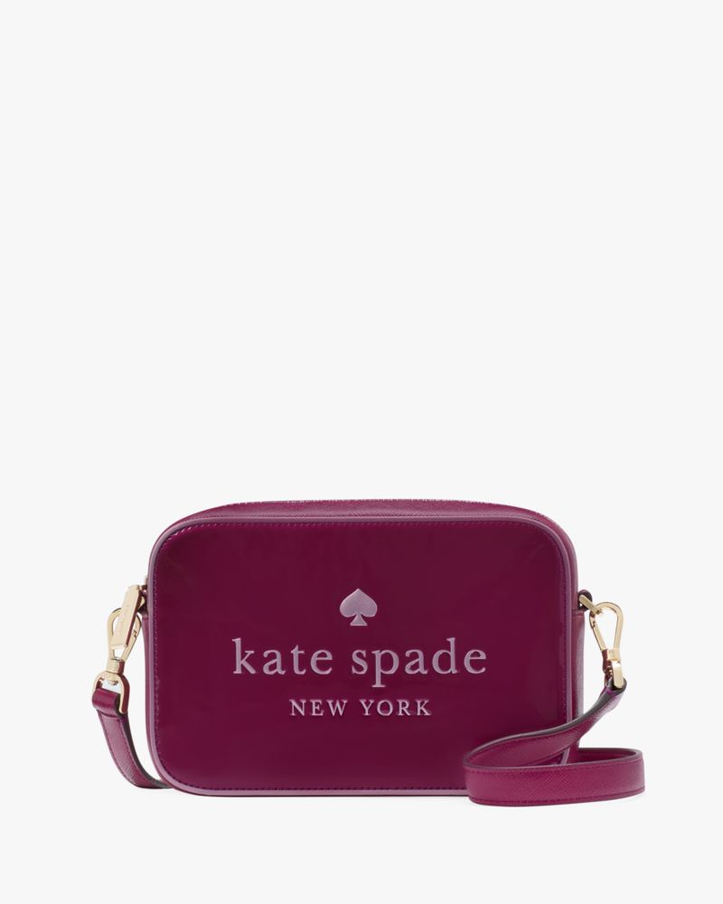 Kate Spade,Oh Snap Mini Camera Bag,Maroon