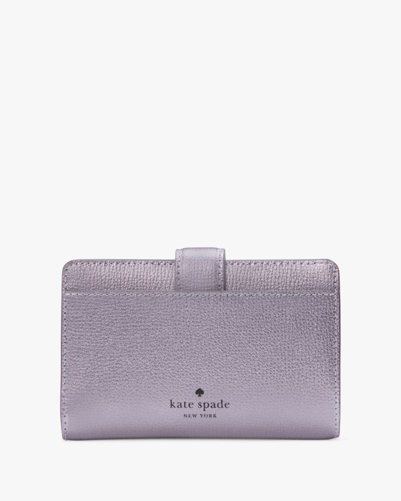 Kate Spade,Phoebe Metallic Medium Wallet,