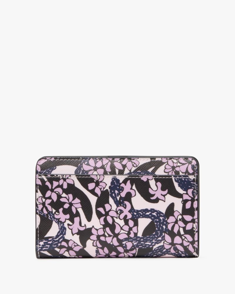 Kate Spade,Snake Garden Medium Wallet,