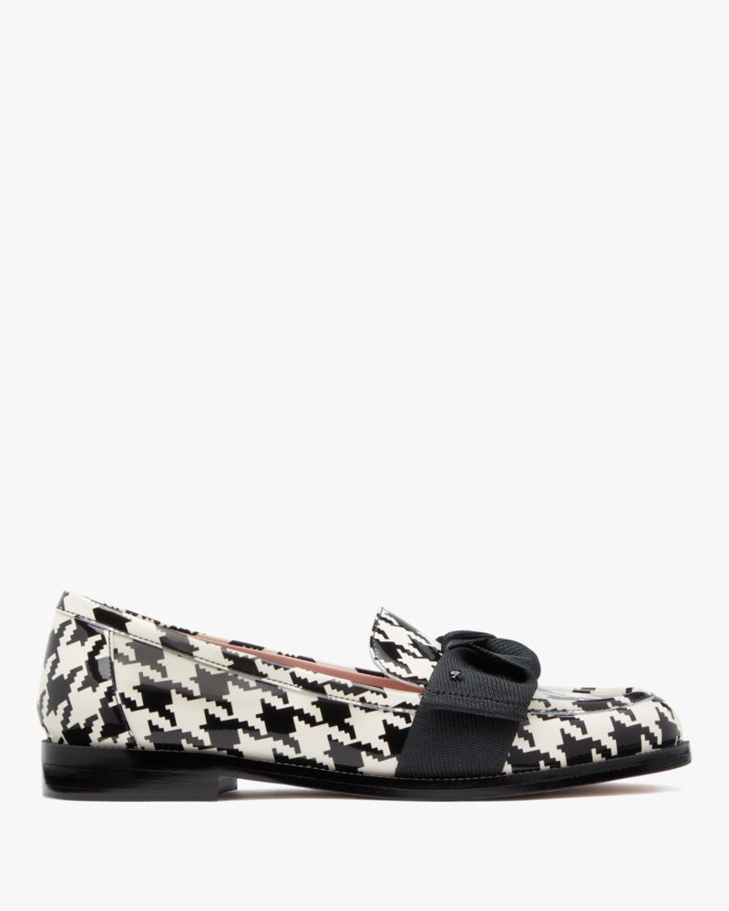 Kate Spade,Leandra Houndstooth Loafers,