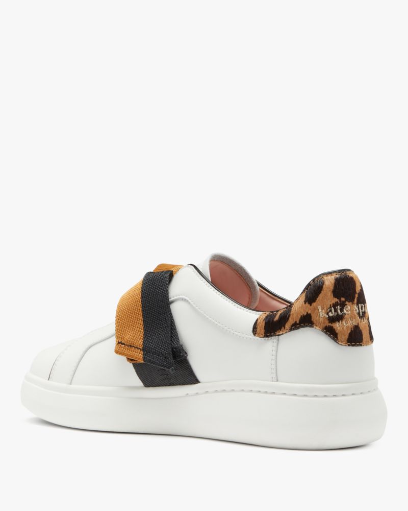 Kate Spade,Lexi Leopard Sneakers,White